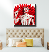 Soulful Harmony Wrapped Canvas